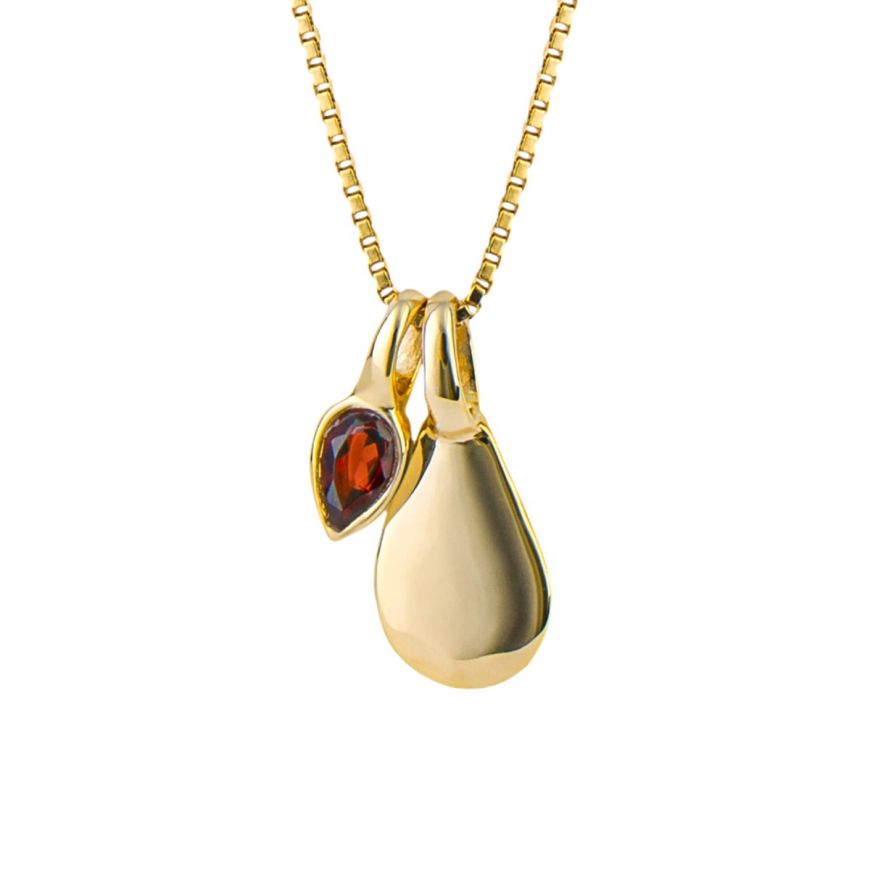 Sale - Beginnings Gold Plated Semi Precious Birthstone Necklaces