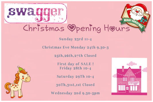 Christmas Opening Hours