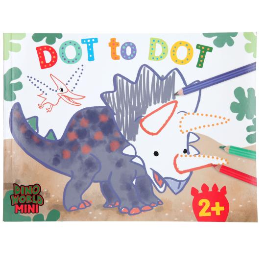 Dino World Dot To Dot Colouring Book MINI DINO