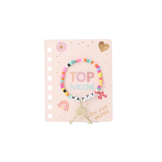 TOPModel Diary With Padlock And Bracelet