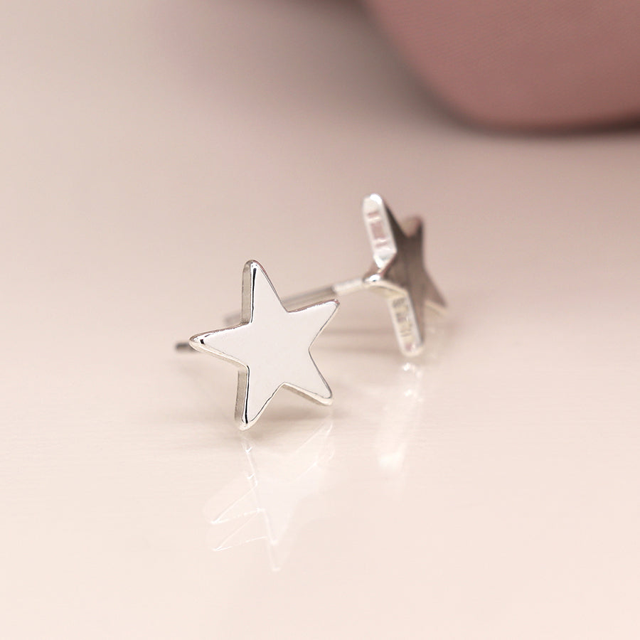Small star stud earrings