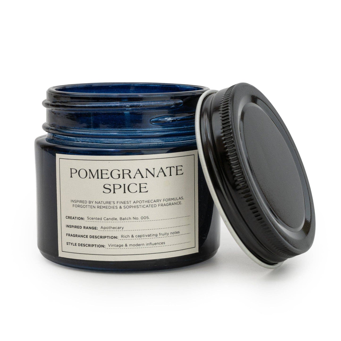 Small Glass Jar with Metal Lid Pomegranate Spice