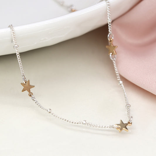 POM - Silver Plated Star Necklace