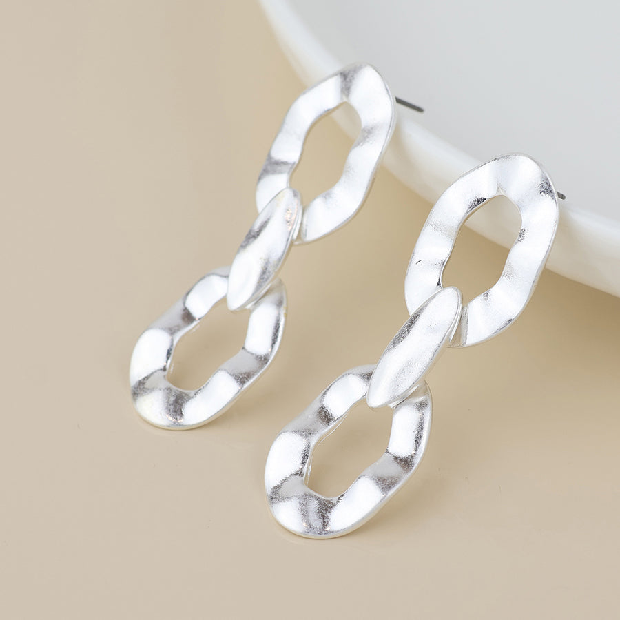 Organic link Earrings