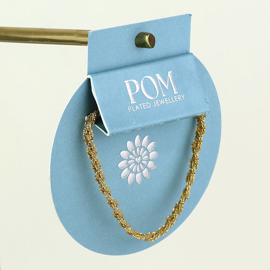 POM - Willow Faux Gold Plated Bracelet