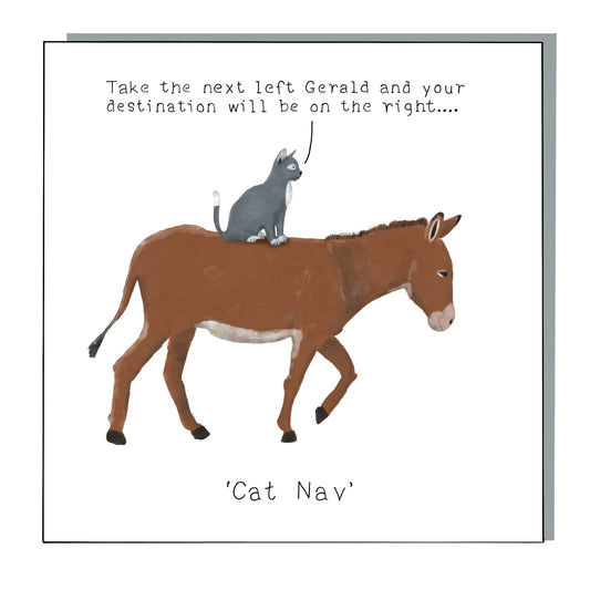 Cat Nav Greeting card