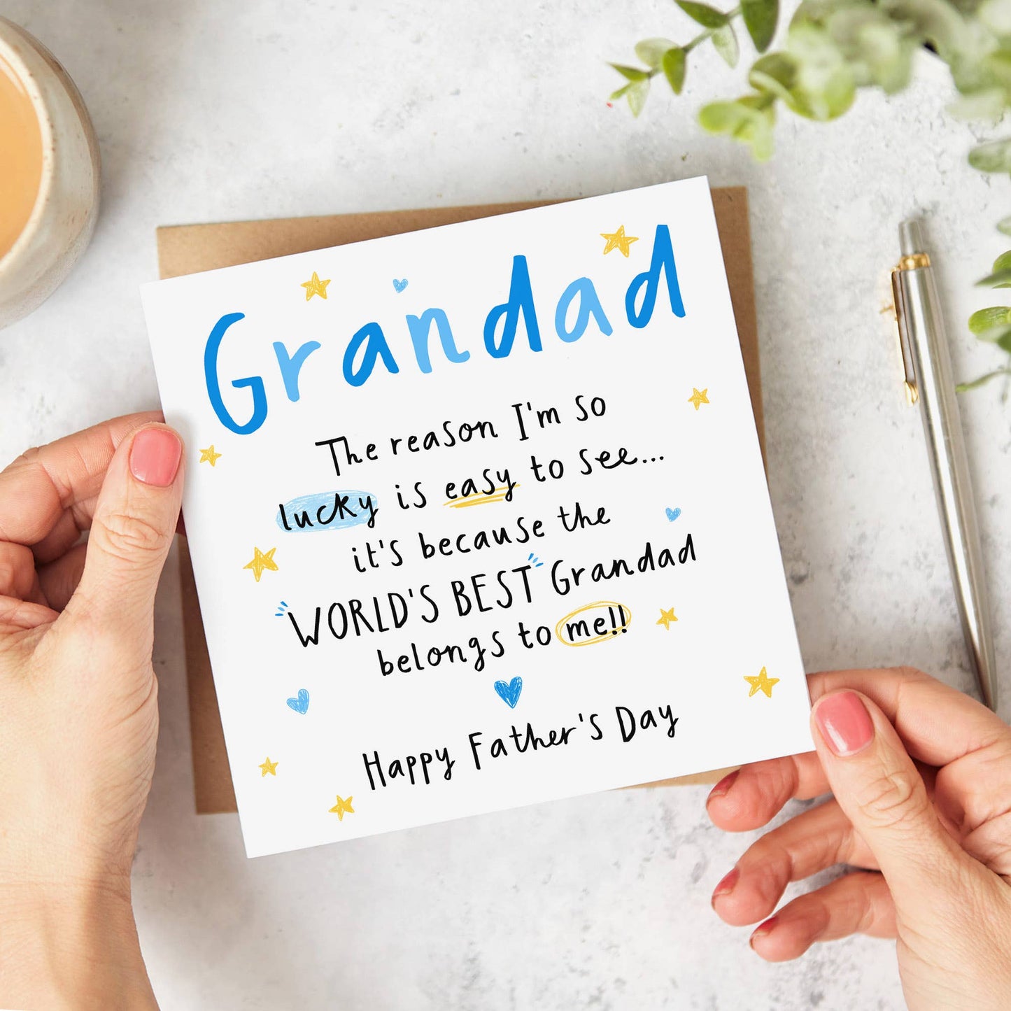 World's Best Grandad Father's Day Card