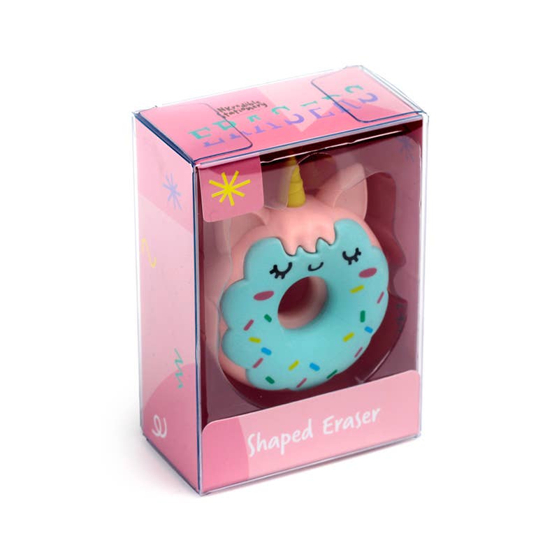 Unicorn Donut Eraser in a Mini Box