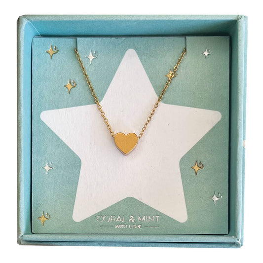 Christmas Edition - Gold Heart Necklace