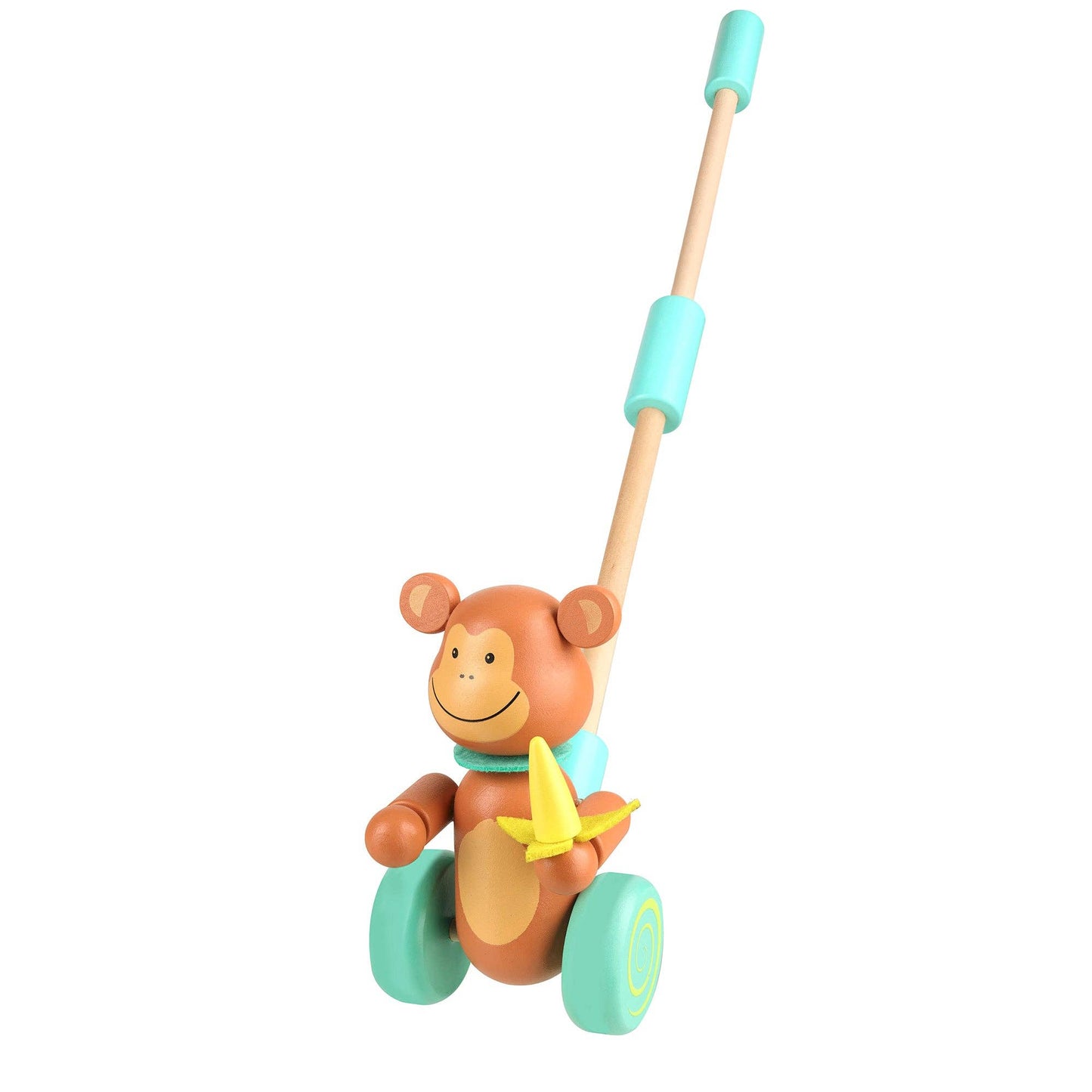 NEW Monkey Boxed Push Along