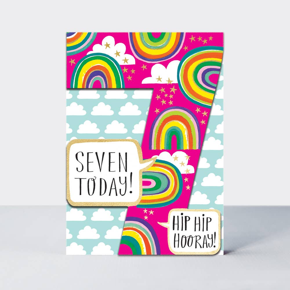 Ditto - Age 7 Girl Birthday Card