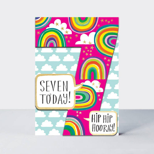 Ditto - Age 7 Girl Birthday Card