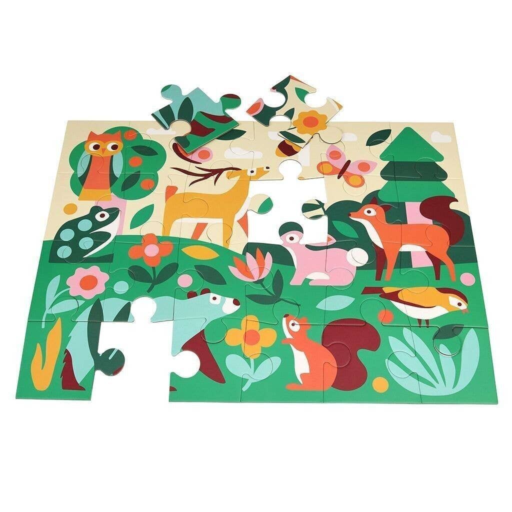 Floor Puzzle (24 Pieces) - Woodland