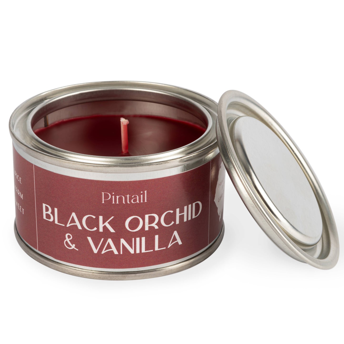 Black Orchid and Vanilla Paint Pot Candles | Small Candles