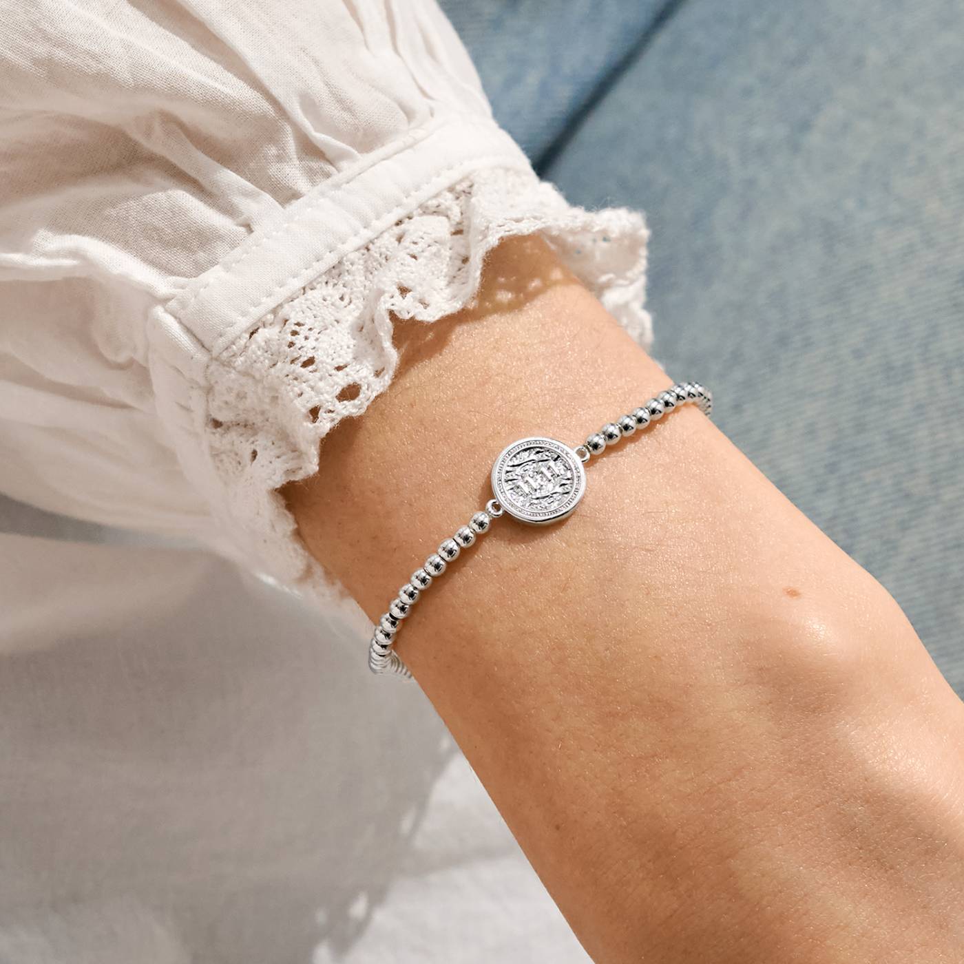A Little '11:11 Make A Wish' Bracelet In Silver Plating