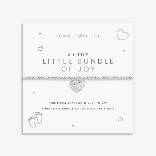 A Little 'Little Bundle Of Joy' Bracelet In Silver Plating