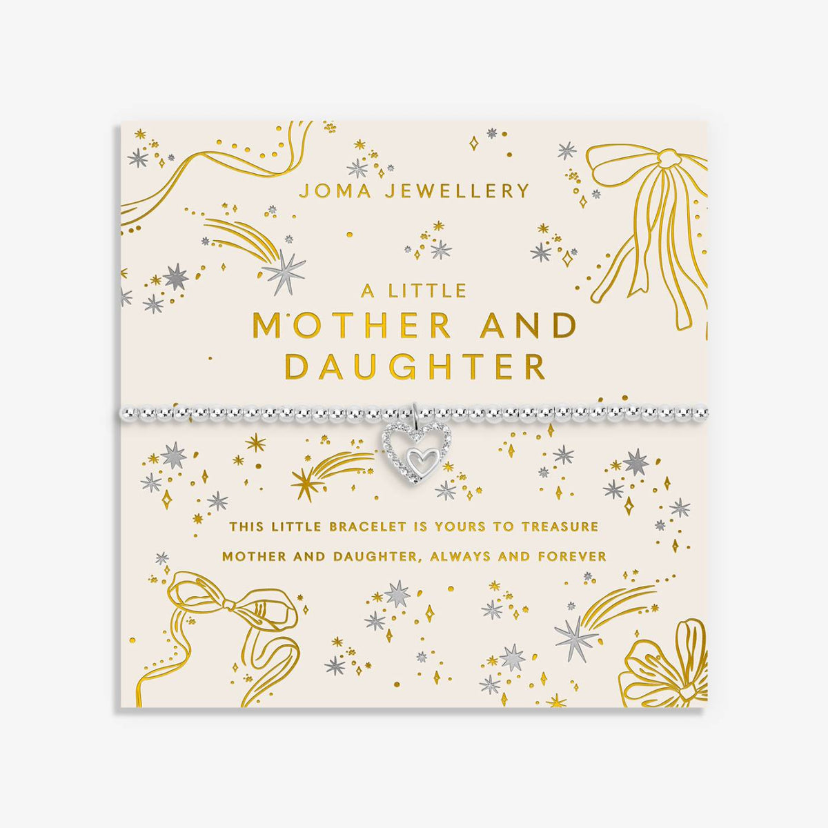 Joma Jewellery - Christmas A Little 'Mother And Daughter' Bracelet