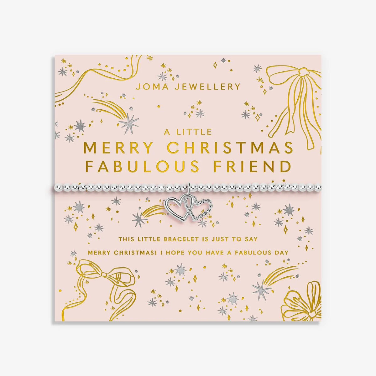 Joma Jewellery - Christmas A Little 'In Our Hearts This Christmas And Always' Bracelet