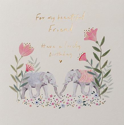 Paperlink -  Elephants Friend card - EOA005