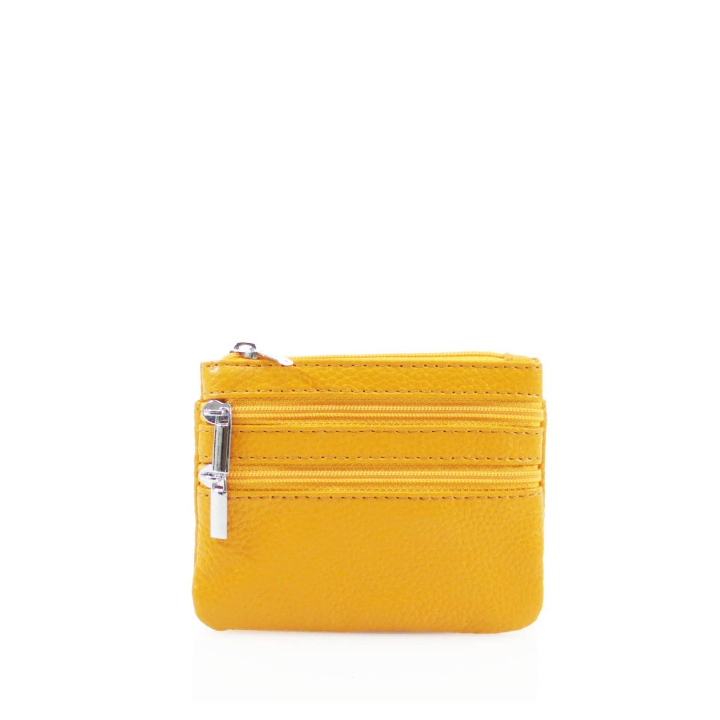 001 Zipper Coin Purse: Mustard