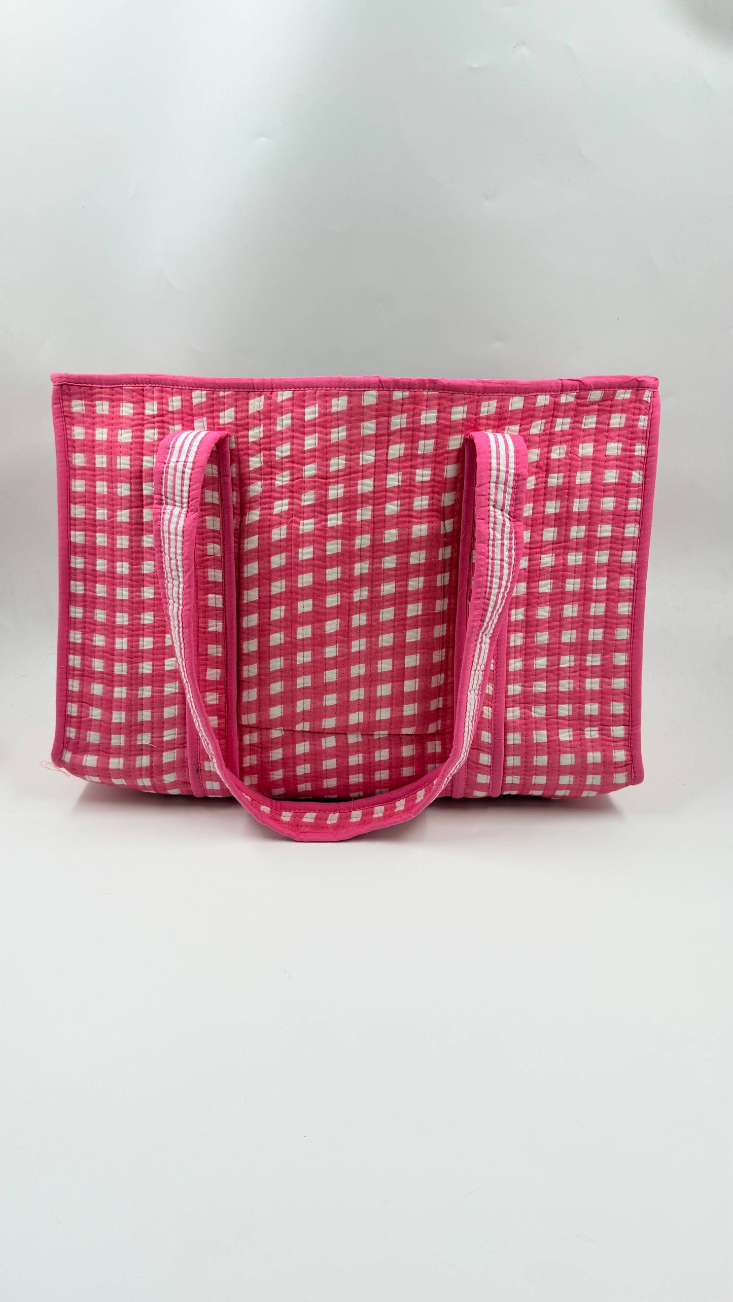 100% Cotton Kantha Quilted Boho Reversible (Small) Tote Bag