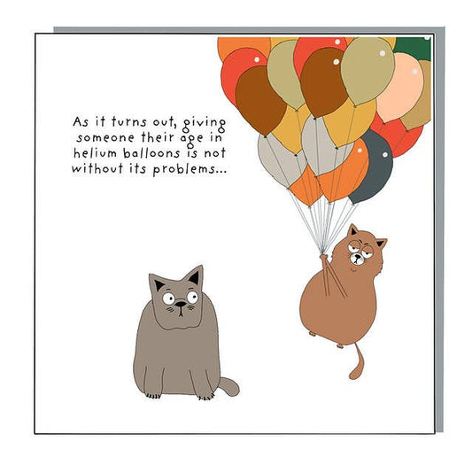 Balloons Birthday card