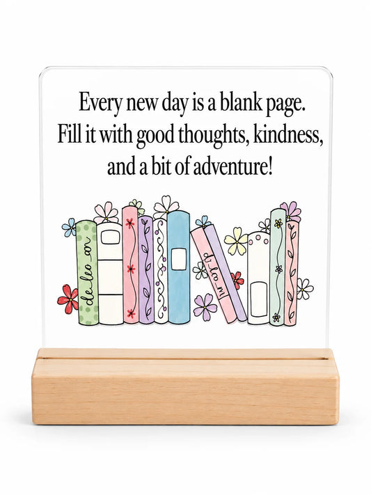 Gift Acrylic Plaque - Adventure