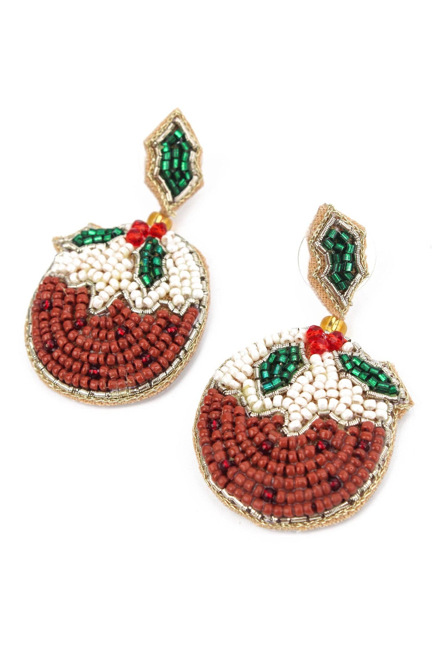 XMAS PUDDING EARRINGS