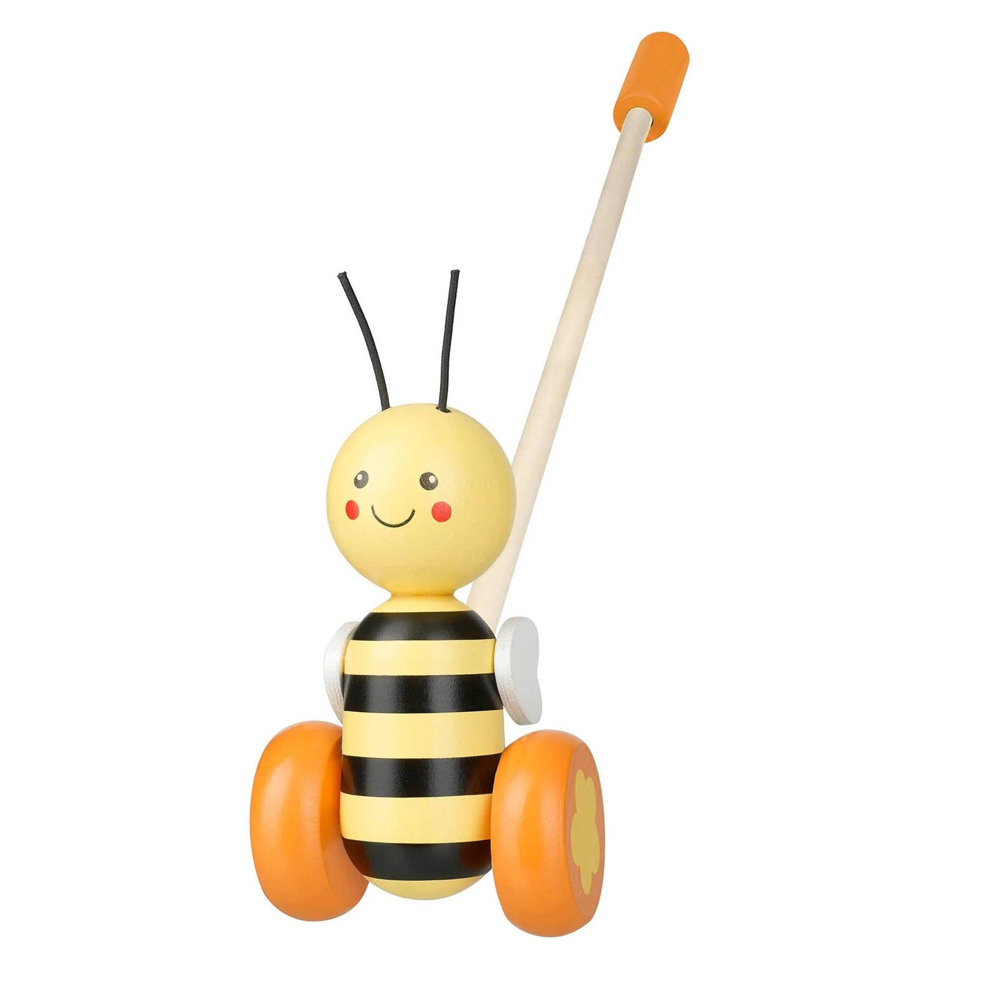 Boxed Wooden Push Along Honey Bee