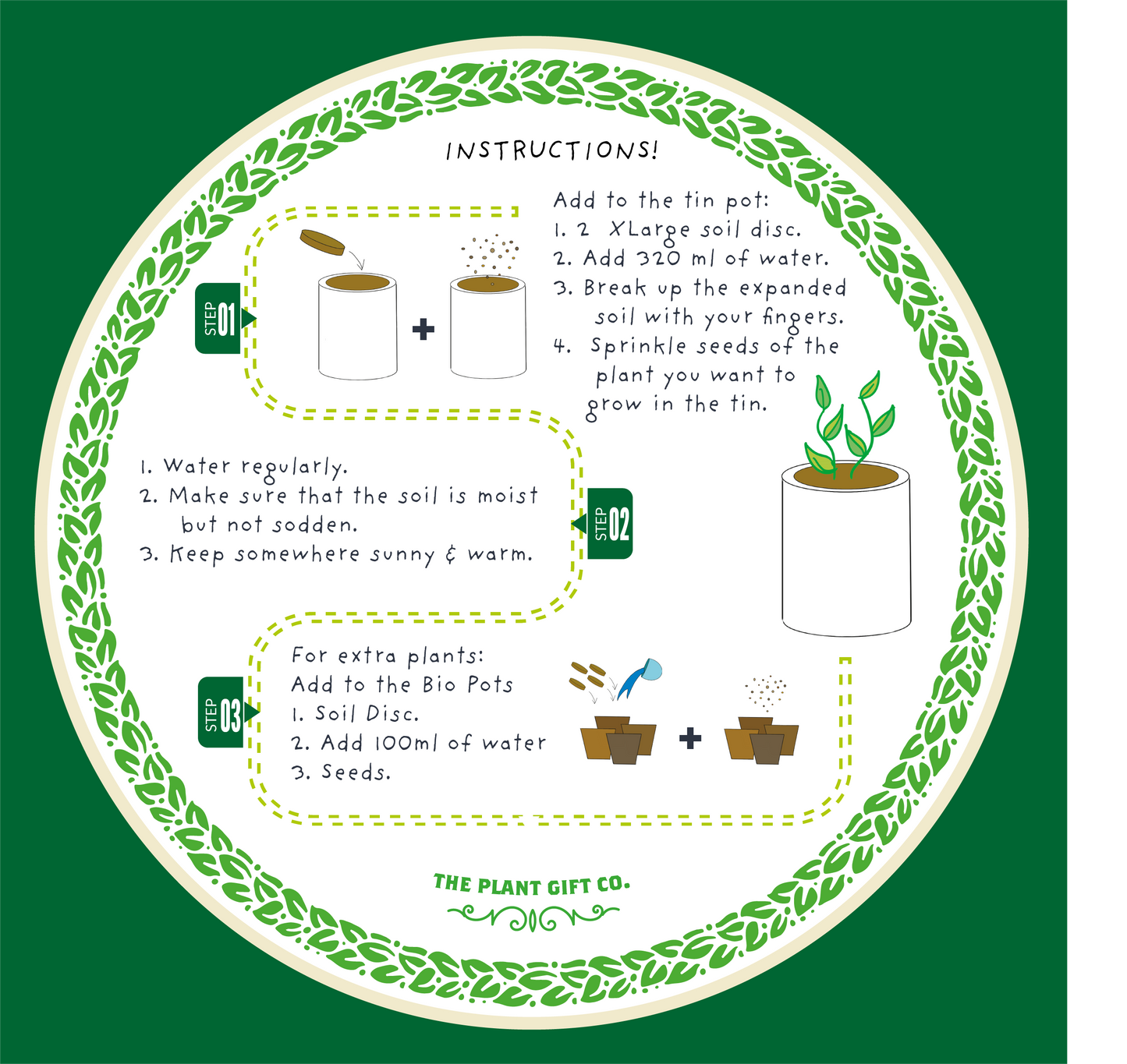 Sale - Frida's Flowers. Eco Grow Your Own Plant, Gardening Kit.