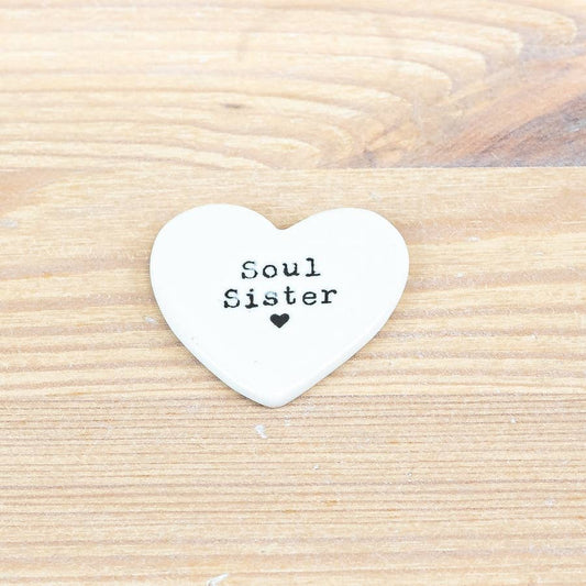 Soul Sister Heart Token, 4cm