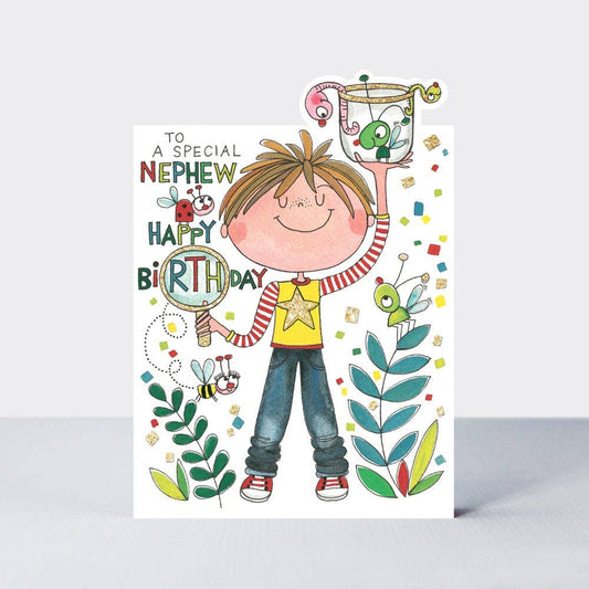 Cherry On Top - Special Nephew Bug Collector Birthday Card