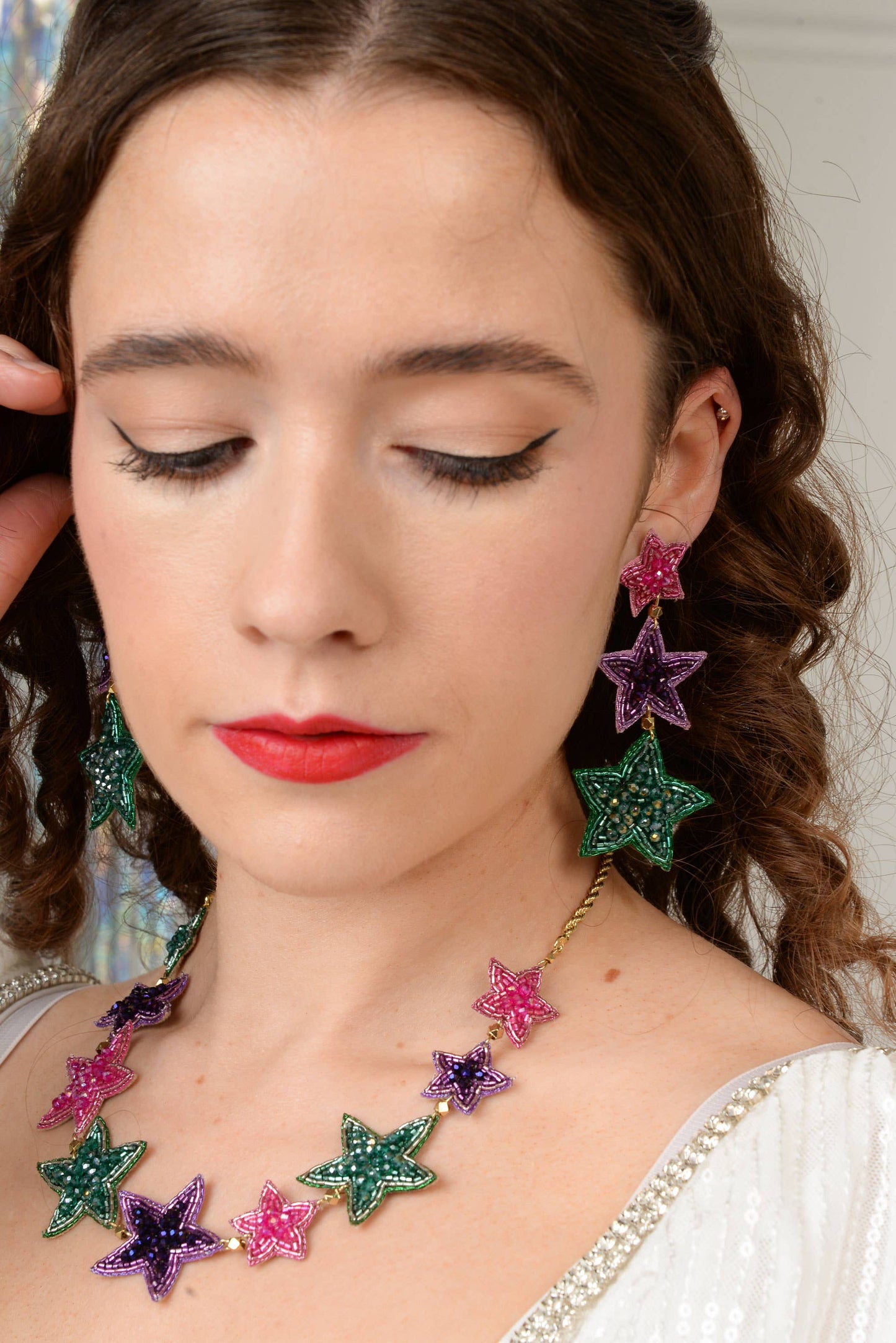 RAINBOW STAR EARRINGS