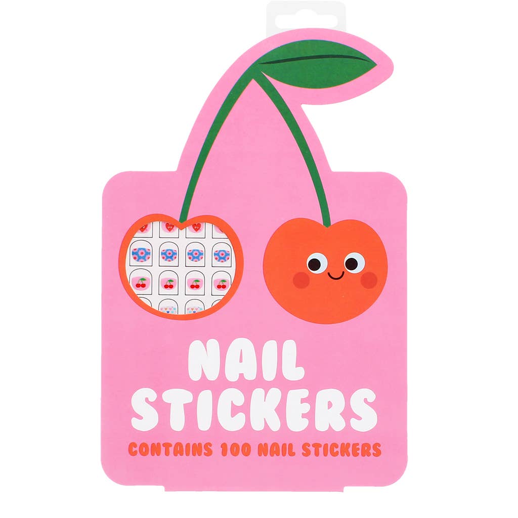 Children's nail stickers (pack of 100) - Cherry