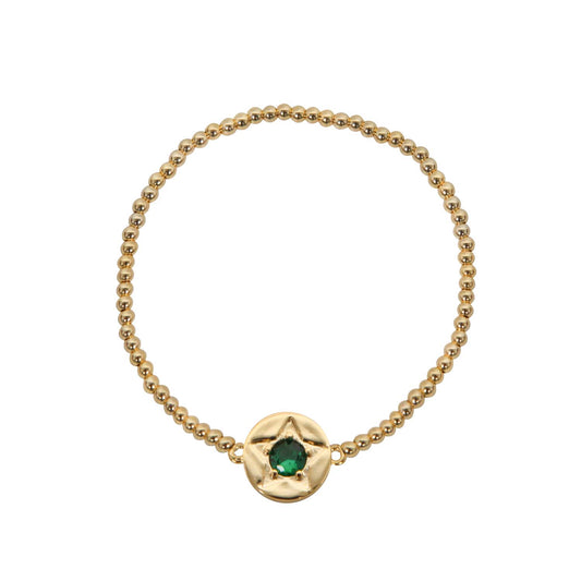 Loxy Lane - Green Gold Plated Bracelet 2004308