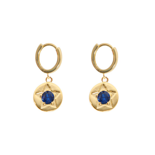 Loxy Lane - 2004414 Blue Crystal Earrings