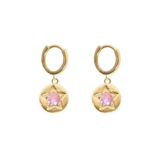 Loxy Lane - 2004416 Pink Crystal Earrings