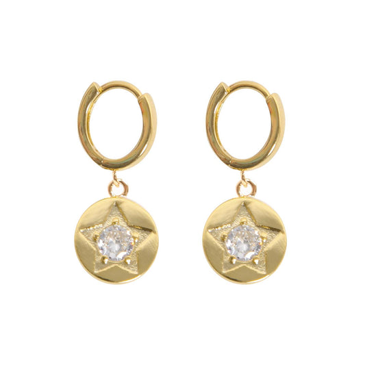 Loxy Lane - 2004419 Gold Crystal Earrings