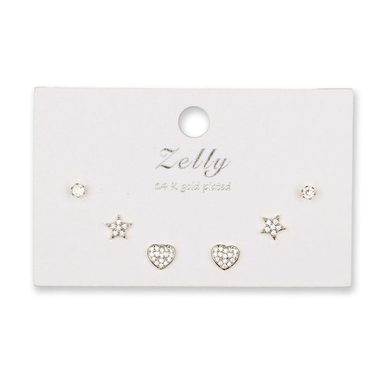 Zelly Heart and Star Studs - 2138801