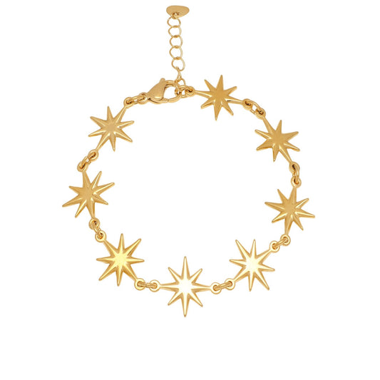 Multi Star Gold Bracelet -  2142307