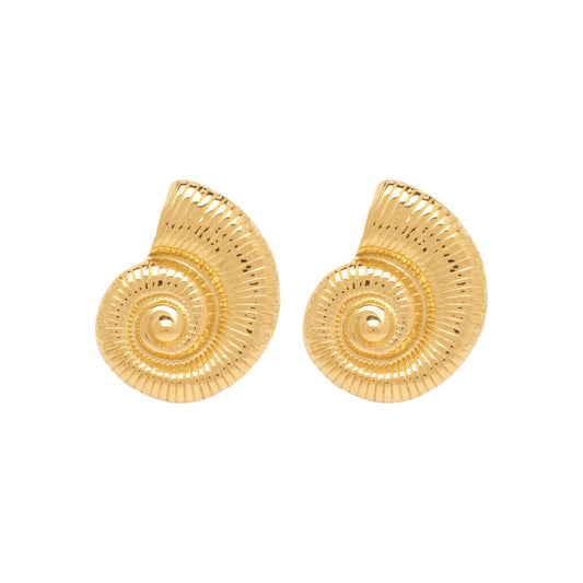 Sale - Aminite Gold Earrings - 2147607