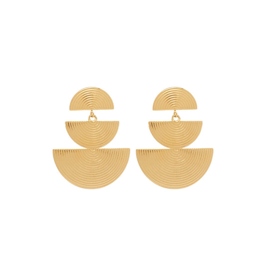 Half Circle Drop Earrings - 2155007