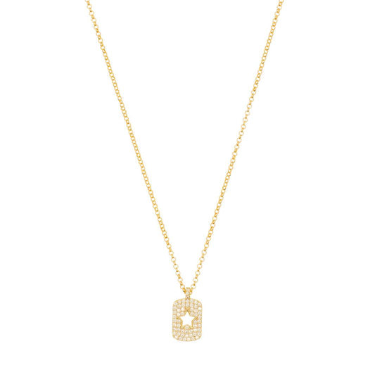 Necklace - Crystal Disk Pendant