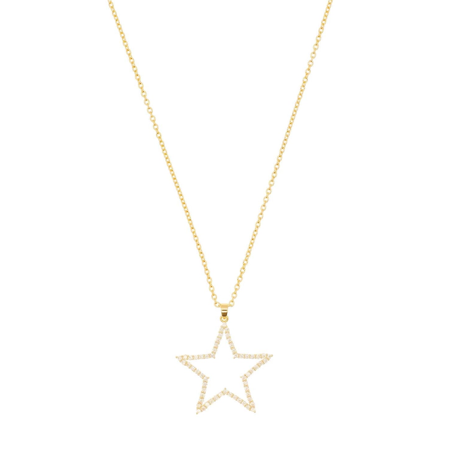 Necklace Star Gold Plated