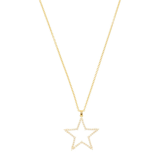 Necklace Star Gold Plated