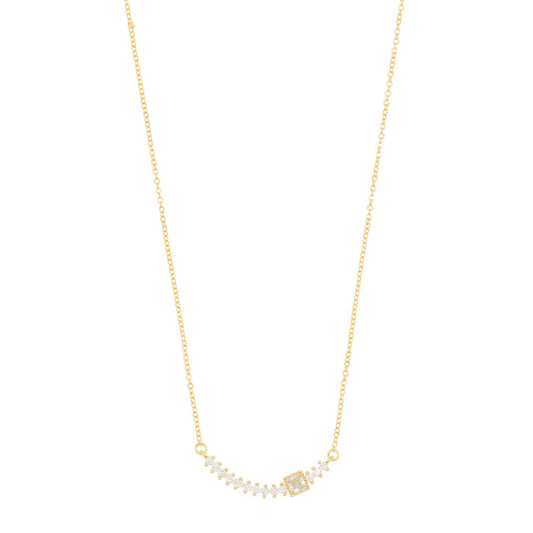 Necklace - Curve Bar