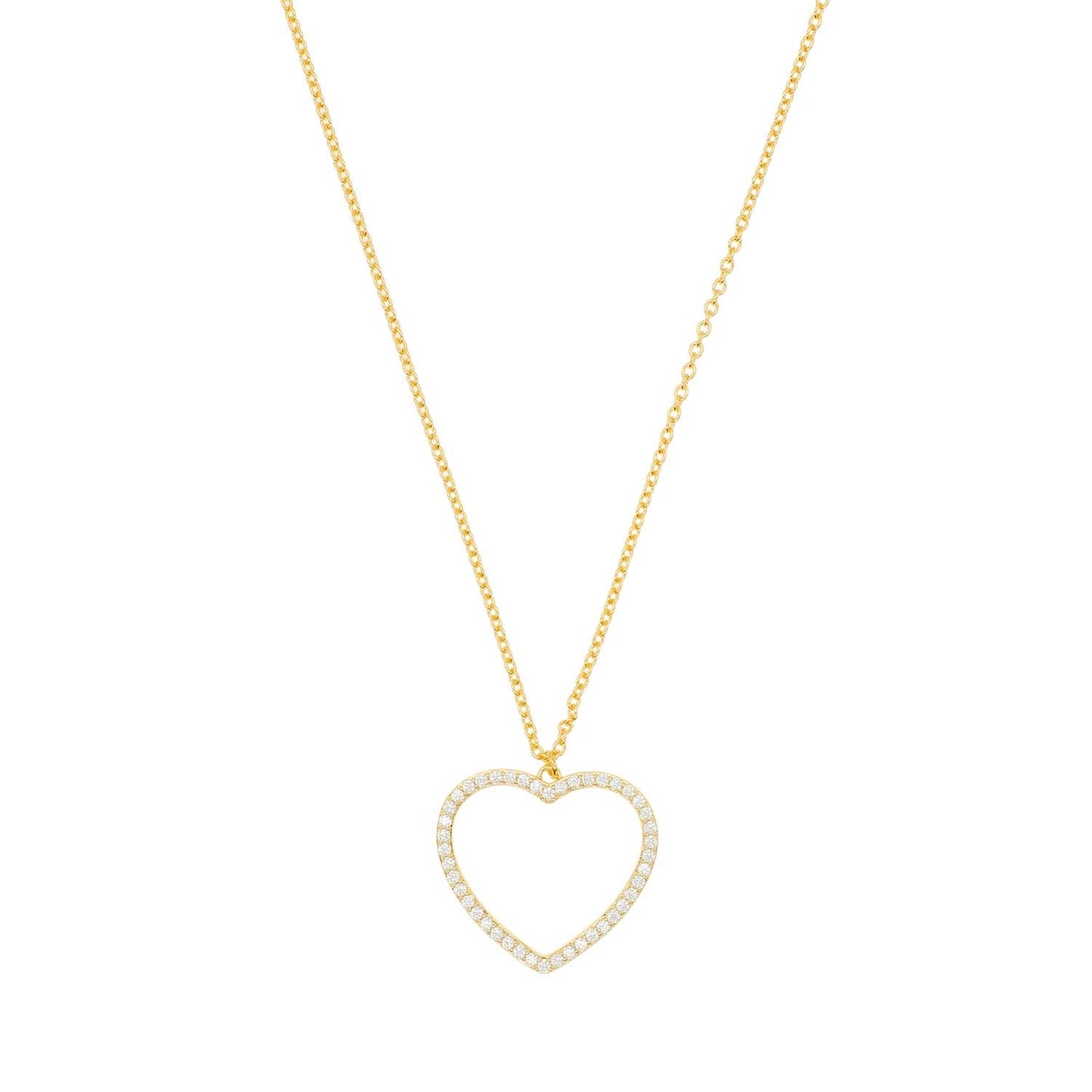 Necklace - Open Heart Pendent