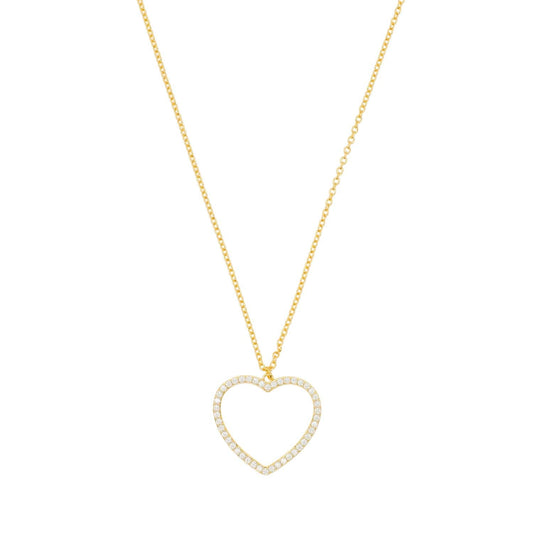 Necklace - Open Heart Pendent