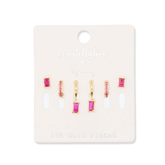EARRINGS MULTIPACK Crystal DROPS