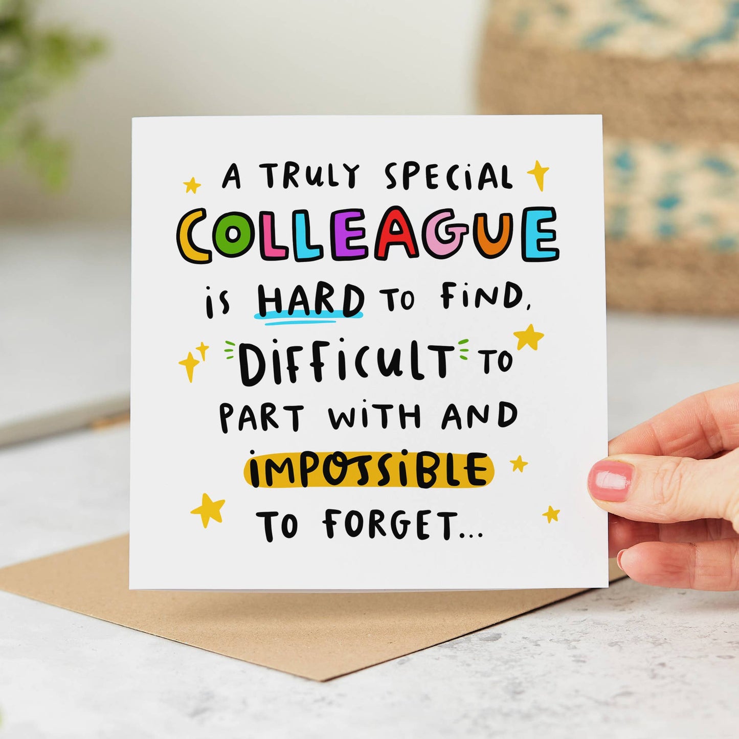 Truly Special Colleague Card
